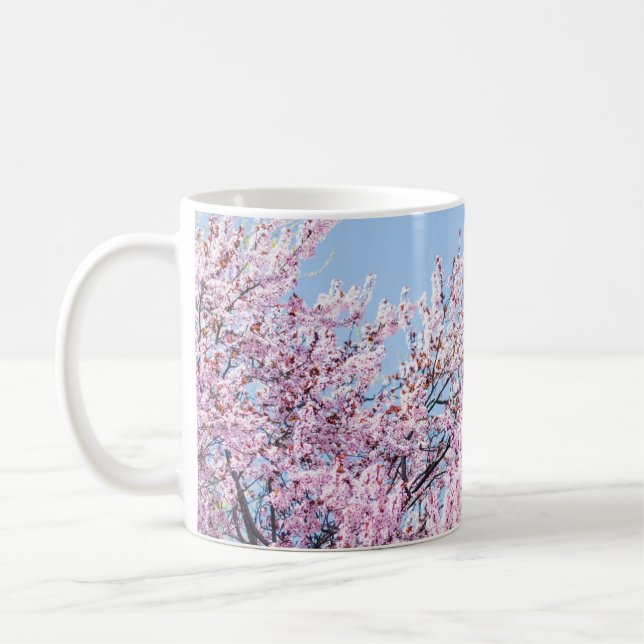 PHOTO OF CHERRY BLOSSOM TREE COFFEE MUG (Left)