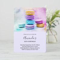 Photo of Colourful Macarons Birthday