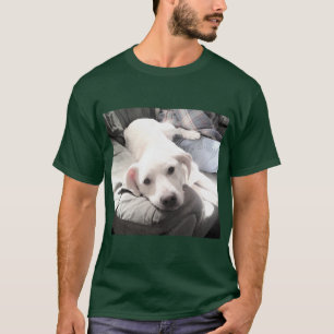 Photo of Cute Labrador Retriever Mix Dog With Dad T-Shirt