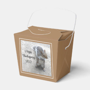 Photo of Cute Little Squirrel with Fluffy Tail Favour Box