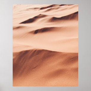 Photo of desert sand poster