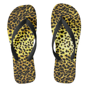 Photo of Faux Leopard Fur Print Wallpaper Jandals