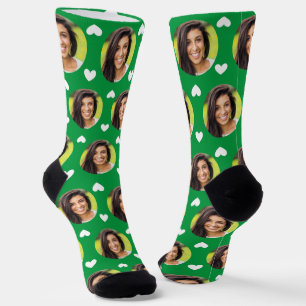 Photo of Girlfriend For Boyfriend Ky Green Heart Socks