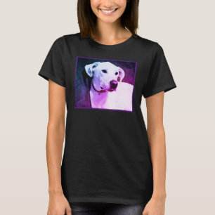 Photo of Labrador Retriever Mix Dog Purple Lovers T-Shirt