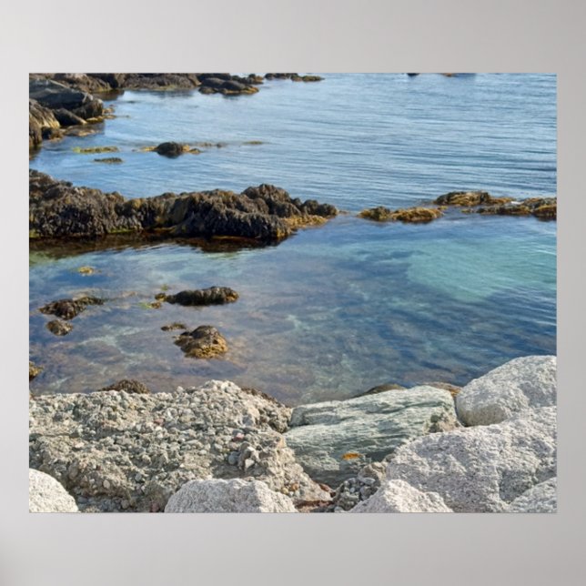 Photo of Low Tide Translucent Atlantic Ocean Poster (Front)