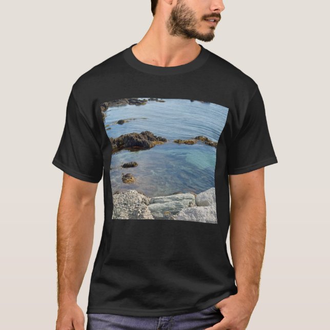 Photo of Low Tide Translucent Atlantic Ocean Water T-Shirt (Front)