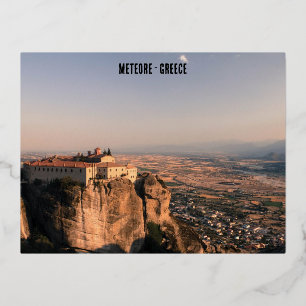 Photo of Meteore Foil Holiday Postcard