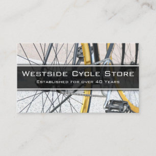 Photo of Modern Bike Wheels - Business Car Business Card