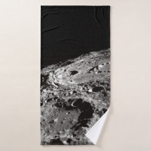 PHOTO OF MOON SURFACE BATH TOWEL