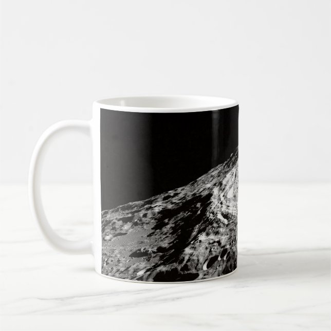 PHOTO OF MOON SURFACE COFFEE MUG (Left)