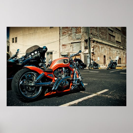 Photo of motorcycle. poster | Zazzle.co.nz