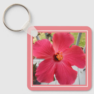 Photo of Pink Flower Song of Solomon Bible Verse Key Ring