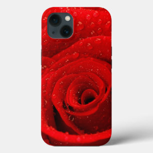 Photo of Red Rose Background iPhone 13 Case