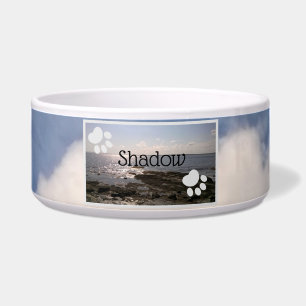 Photo of Sky and Sea Paw Prints Add Name of Dog