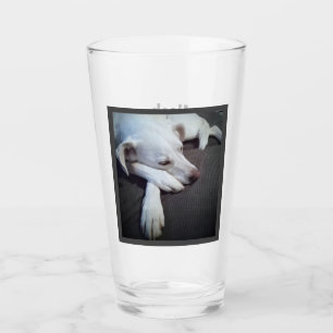 Photo of Sleeping Dog Speedy Recovery Get Well Glass