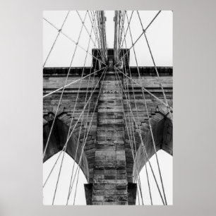 Photo of the Brooklyn Bridge in NYC Poster