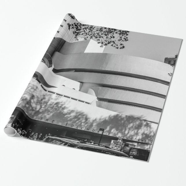 Photo of the Guggenheim Museum in New York City Wrapping Paper (Unrolled)