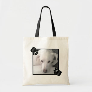 Photo of Unique Labrador Retriever Mix Dog Black Tote Bag