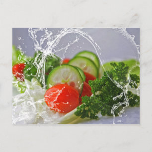 Photo of vegatables postcard