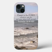 Photo of Wavy Ocean Shore Proverbs Bible Verse Sea