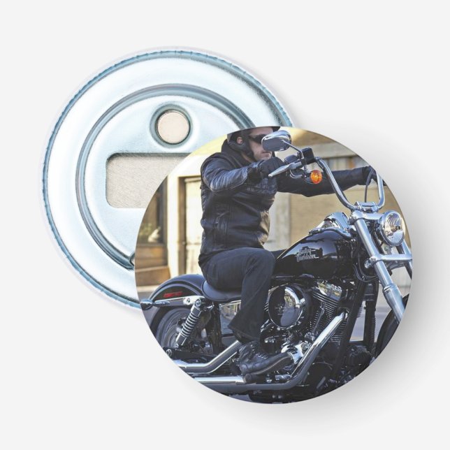 Photo of Yours Template Refrigerator Magnet Bottle Opener (Front)