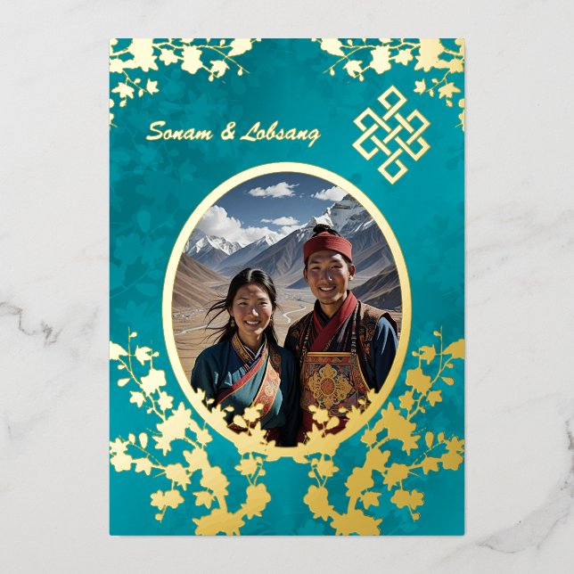 Photo Oriental Blossom Tibetan Wedding (Front)