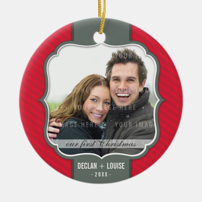 PHOTO ORNAMENT :: lapel design 7 (Front)