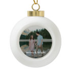 Photo Ornament | Merry and Bright Couple Christmas
