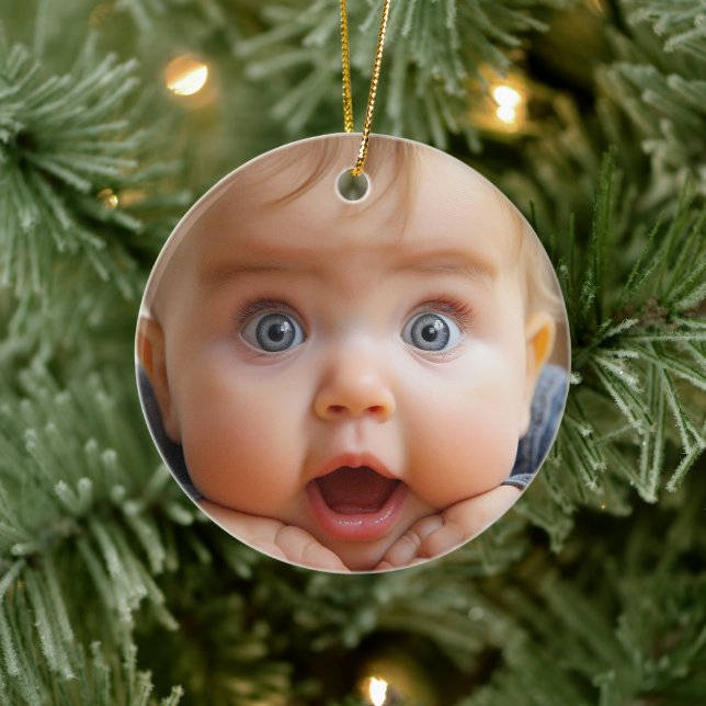 Photo Ornament SEE BACK! Ornament (Tree)