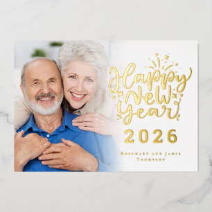 Photo Overlay Happy New Year 2025 Luxury Real