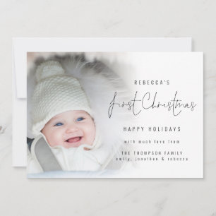 Photo Overlay Script Baby First Christmas