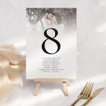 Photo Overlay Script Guest Names Table Number<br><div class="desc">Photo Overlay Script Guest Names Table Number. Simply replace the sample image with your own and easily personalise the table number and the names of your guests on that table. The same design is on the other side and will update simultaneously as you make your changes.</div>