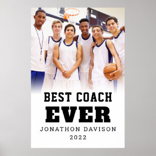 Photo Overlay Year Team Best Coach Ever Name  Post Poster