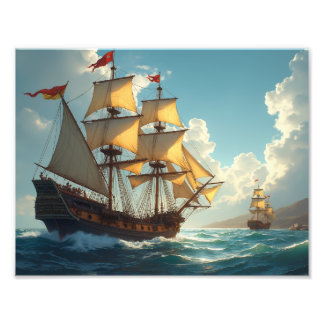 Photo Paper Photo Enlargement - Columbus Day  Print