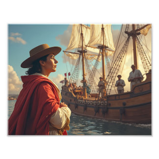 Photo Paper Photo Enlargement - Columbus Day  Print