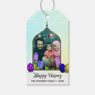 Photo Pastel Happy Norooz Mint Flower Colourful Eg Gift Tags