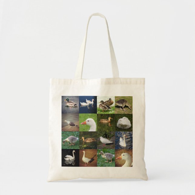 Photo Patchwork - Birds Tote Bag (Front)