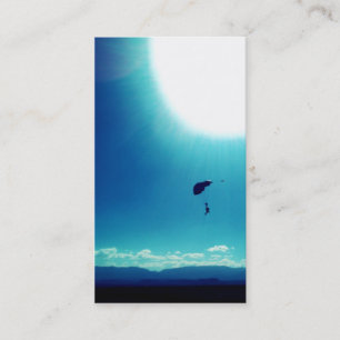 photo perfect skydive business card