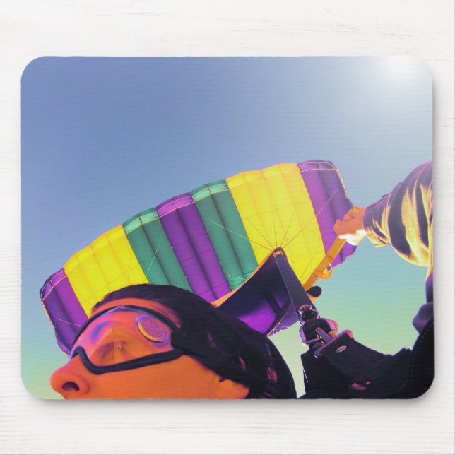 photo perfect skydiver mouse pad (Front)