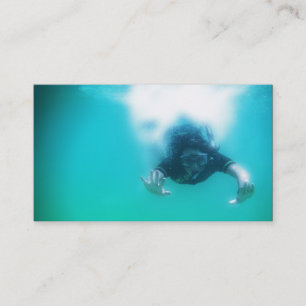 photo perfect snorkeler business card