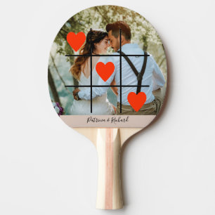Photo Personalise Valentine Love Ping Pong Paddle