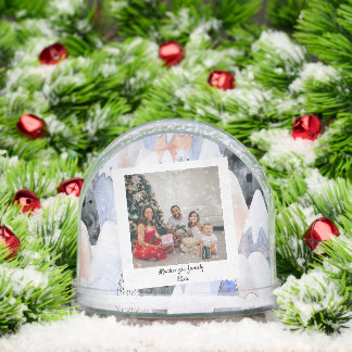 Photo Personalised 2 sided Custom Made Snowglobe