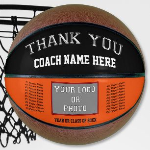Photo, Personalised Basketball for Coach, Players