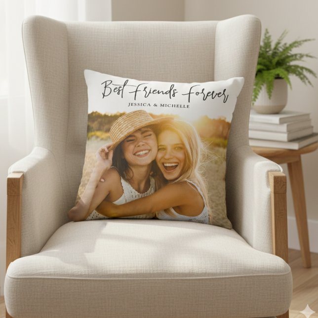 Photo Personalised Best Friends  Cushion (Creator Uploaded)