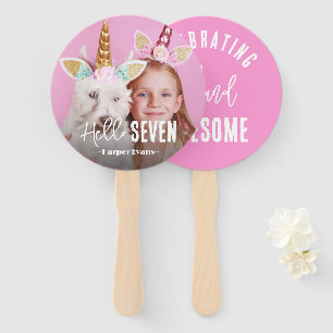 Photo Personalised Birthday Hand Fan
