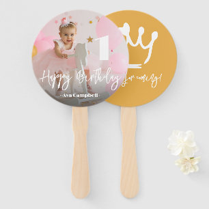 Photo Personalised Birthday Hand Fan