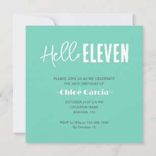 Photo Personalised Birthday Invitation
