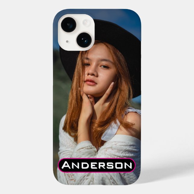 Photo Personalised Custom Name Case (Back)