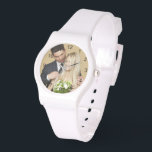 Photo Personalised Custom  Watch<br><div class="desc">Easy upload your own photograph to this great watch.  You can edit further to add text etc - watches from Ricaso make a great keepsake gift for yourself or others.</div>