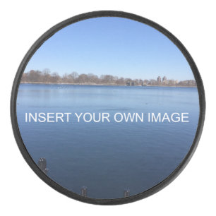 Photo Personalised Editable Hockey Puck
